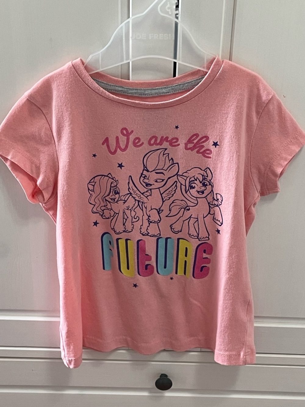 🩵5/$20 — Girls Pink My Little Pony 'We Are the Future' Graphic Tee 5T
